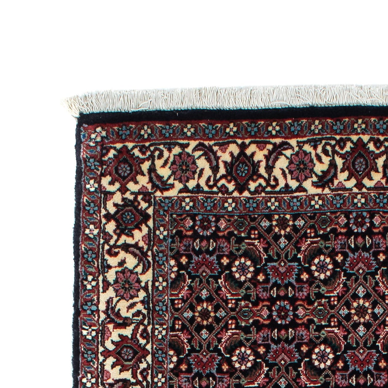 Corredor Tapete Persa - Bijar - 194 x 72 cm - azul escuro