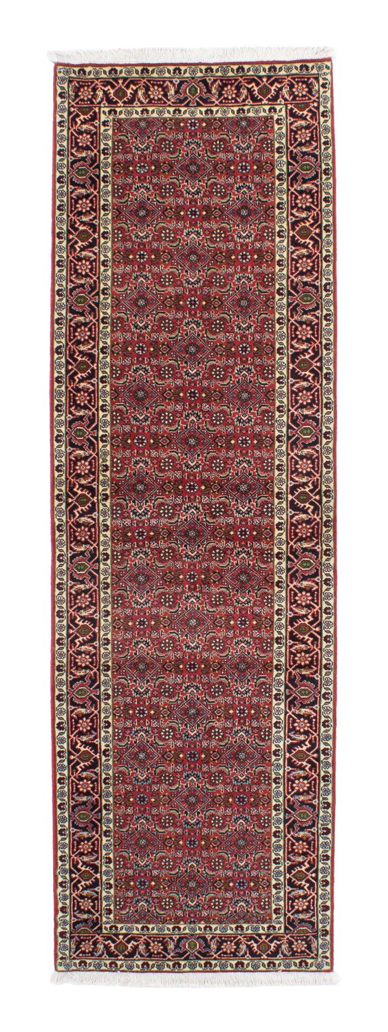 Corredor Tapete Persa - Bijar - 249 x 73 cm - vermelho claro