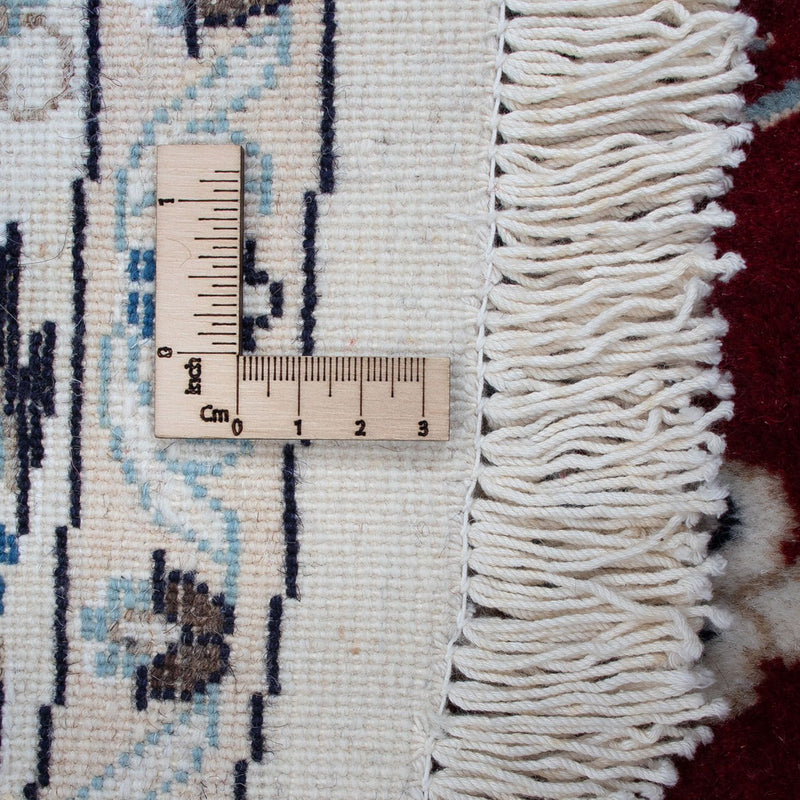 Tapete Persa - Nain ronda  - 250 x 250 cm - vermelho escuro