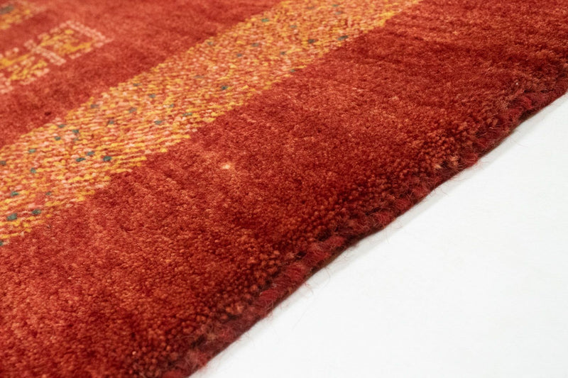 Tapete Gabbeh - Persa - 187 x 149 cm - vermelho