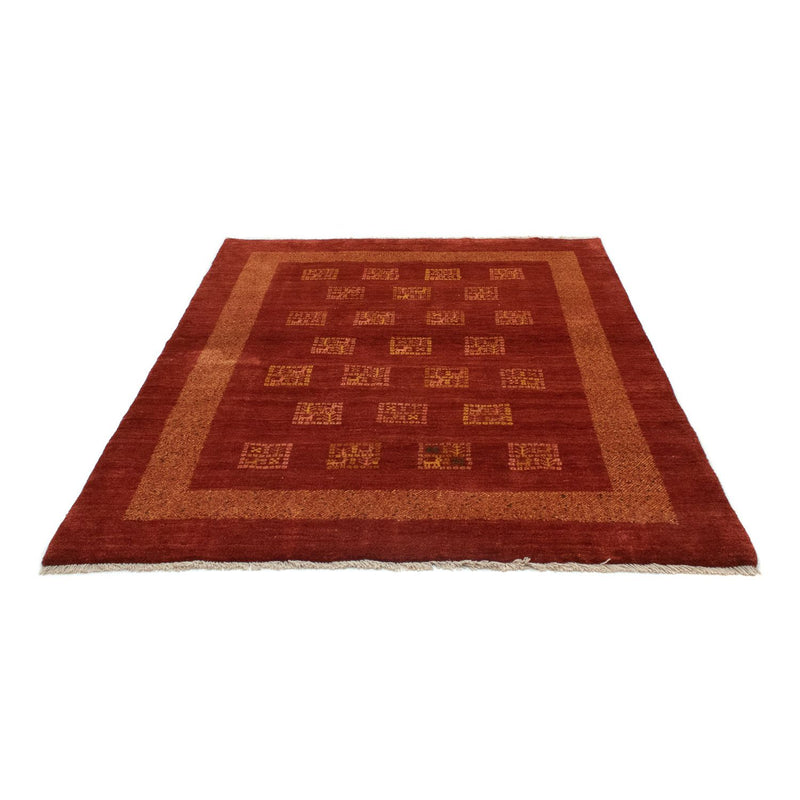 Tapete Gabbeh - Persa - 187 x 149 cm - vermelho