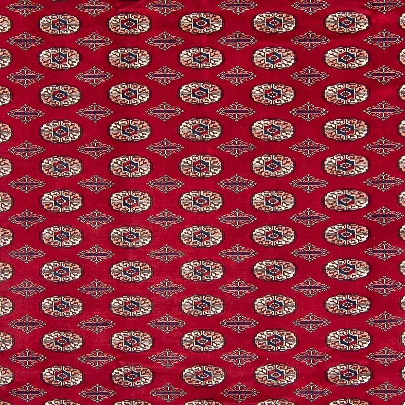 Tapete afegão - Bukhara - 303 x 253 cm - vermelho