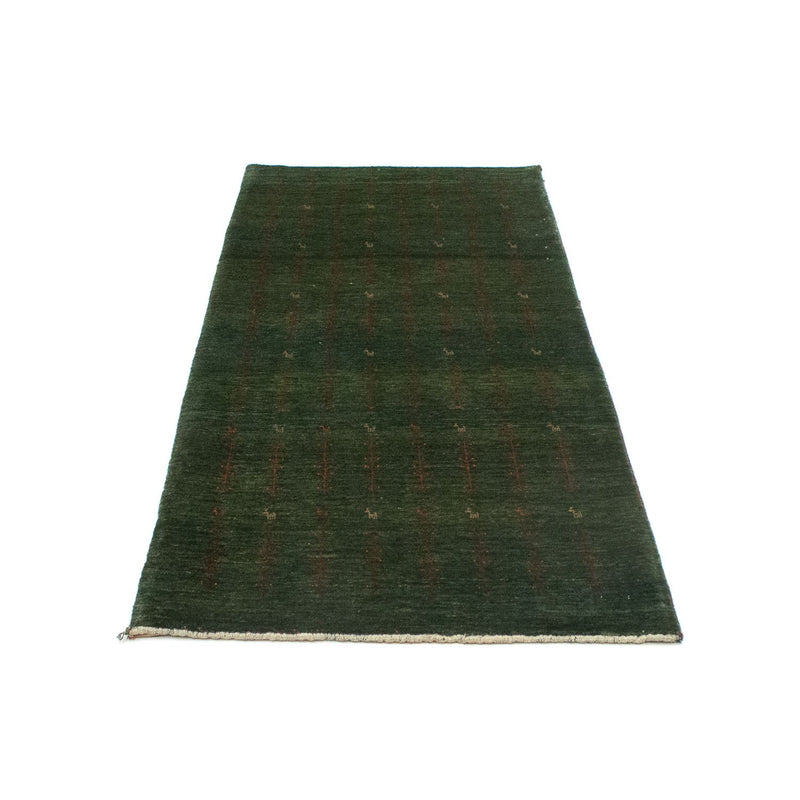 Corredor Tapete Gabbeh - Loribaft Persa - 209 x 87 cm - verde