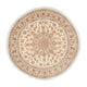 Tapete Persa - Tabriz - Royal ronda  - 146 x 146 cm - bege