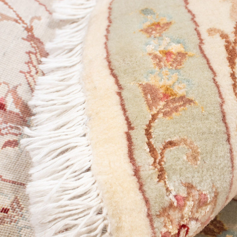 Tapete Persa - Tabriz - Royal ronda  - 146 x 146 cm - bege