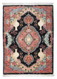 Tapete Persa - Tabriz - Royal - 92 x 65 cm - azul escuro