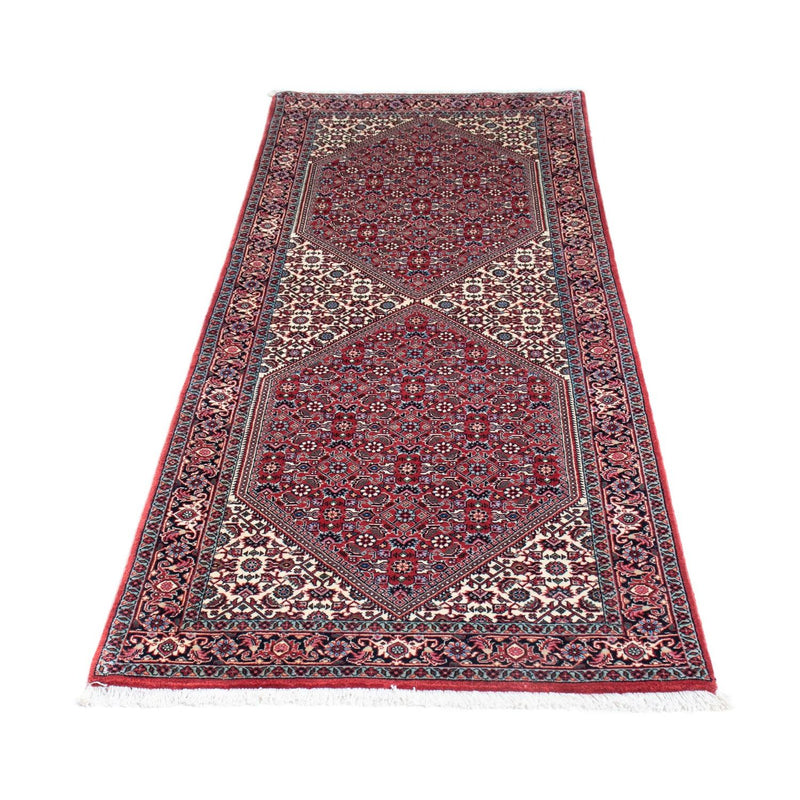 Corredor Tapete Persa - Bijar - 195 x 73 cm - vermelho