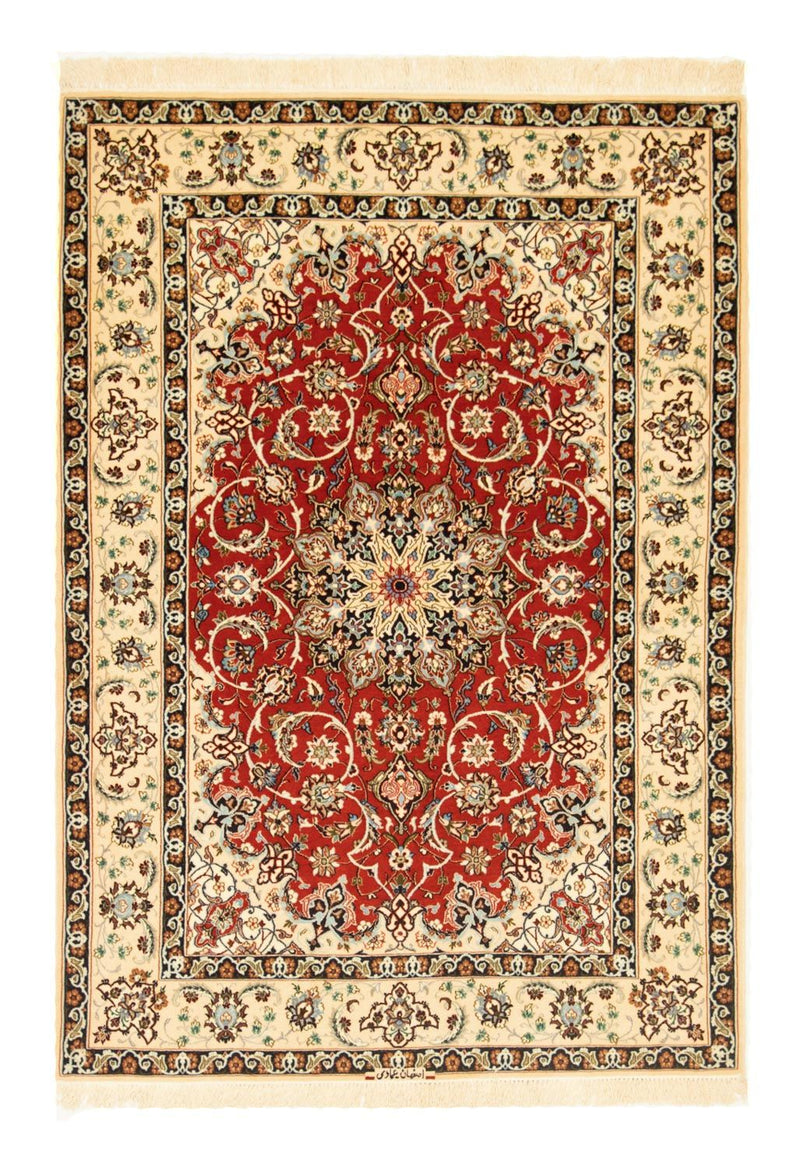 Tapete Persa - Isfahan - Premium - 164 x 112 cm - vermelho