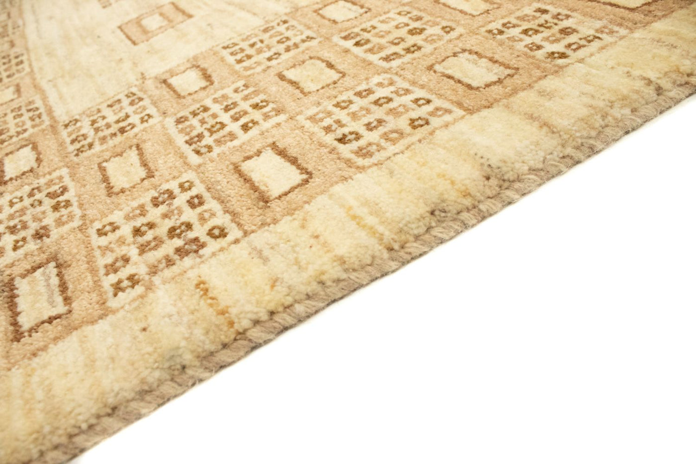 Tapete Gabbeh - Persa - 236 x 163 cm - bege