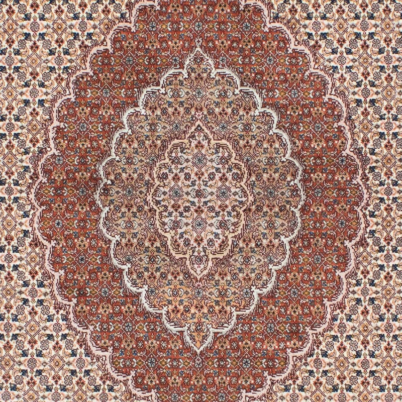 Tapete Persa - Tabriz - 202 x 150 cm - castanho claro
