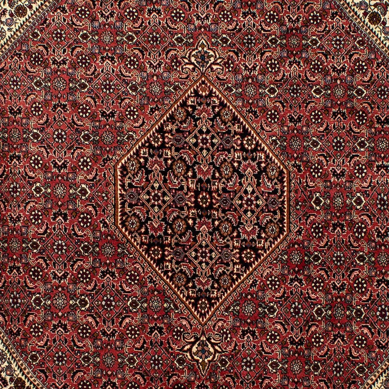 Tapete Persa - Bijar - 290 x 197 cm - vermelho escuro