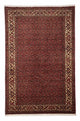 Tapete Persa - Bijar - 297 x 197 cm - vermelho escuro