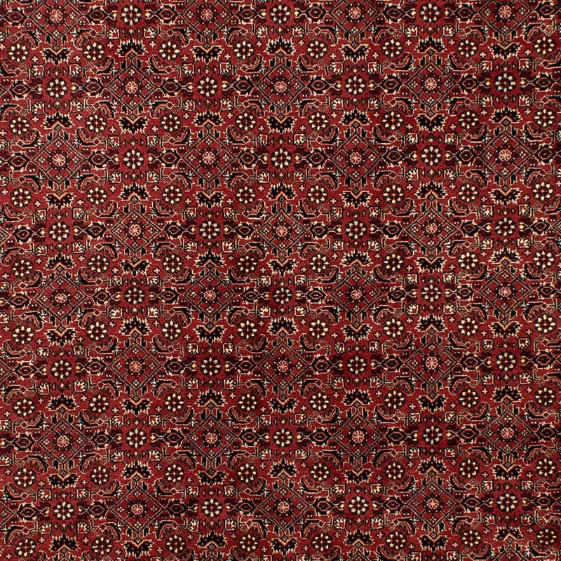 Tapete Persa - Bijar - 297 x 197 cm - vermelho escuro