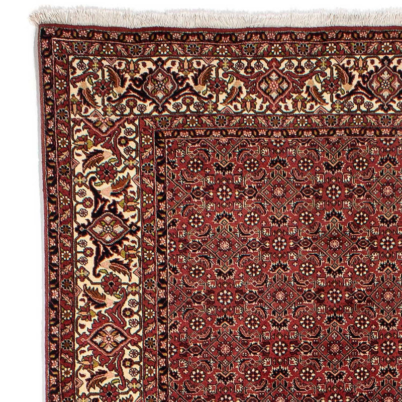 Tapete Persa - Bijar - 297 x 197 cm - vermelho escuro