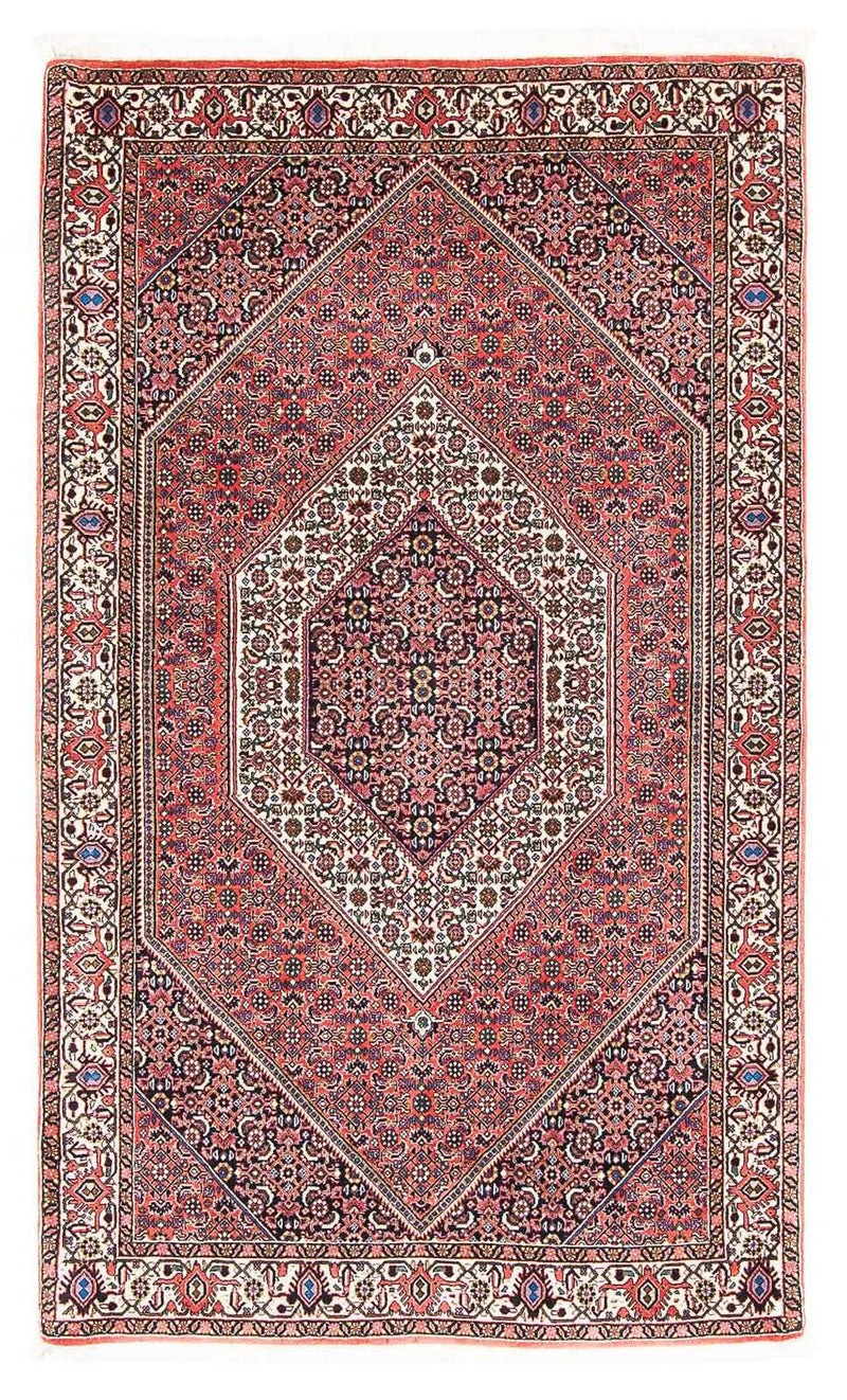 Tapete Persa - Bijar - 182 x 112 cm - vermelho claro