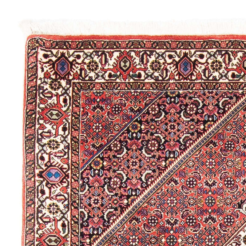Tapete Persa - Bijar - 182 x 112 cm - vermelho claro