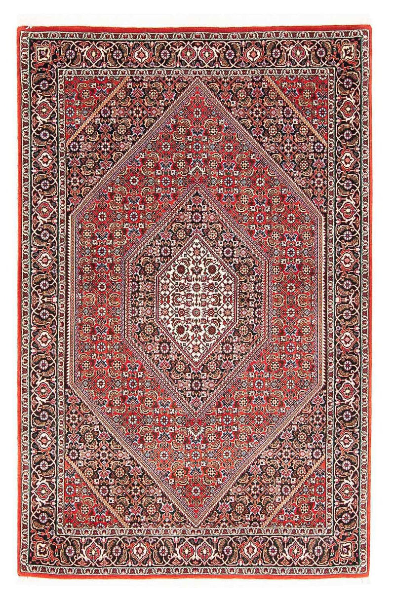 Tapete Persa - Bijar - 177 x 111 cm - vermelho