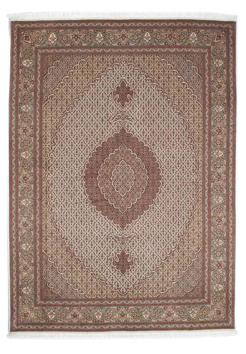 Tapete Persa - Tabriz - 237 x 168 cm - castanho claro
