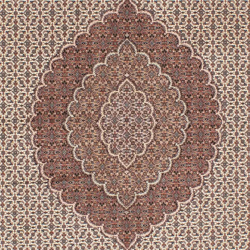 Tapete Persa - Tabriz - 237 x 168 cm - castanho claro