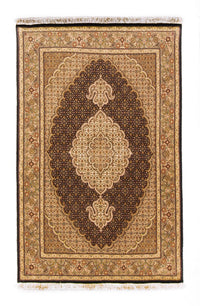 Tapete Persa - Tabriz - 158 x 100 cm - preto – product image