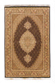 Tapete Persa - Tabriz - 158 x 100 cm - preto