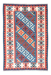 Tapete Kelim - Oriental - 188 x 122 cm - azul – product image