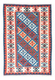 Tapete Kelim - Oriental - 188 x 122 cm - azul