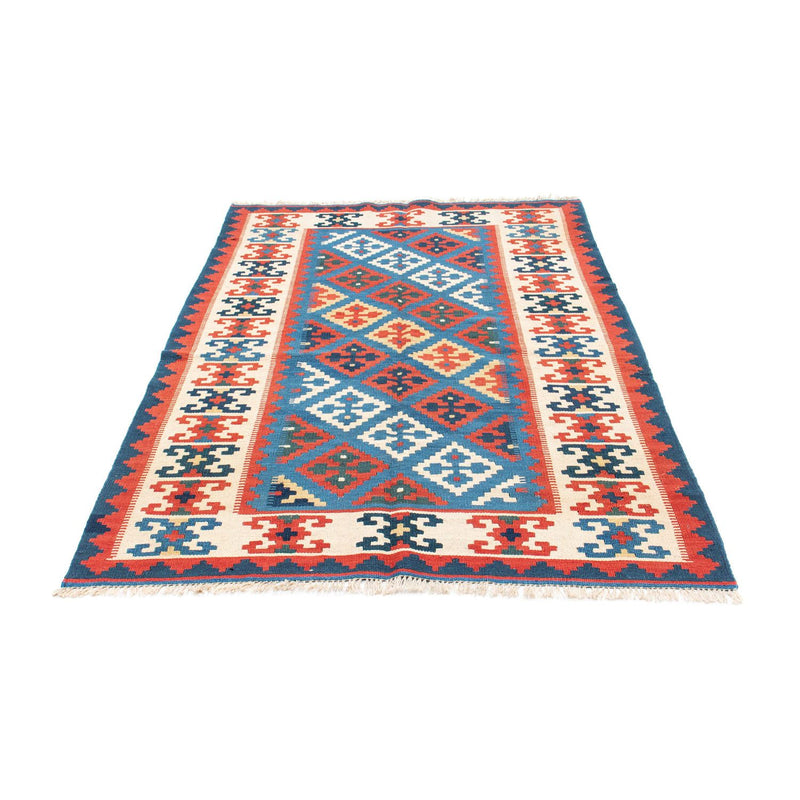 Tapete Kelim - Oriental - 188 x 122 cm - azul