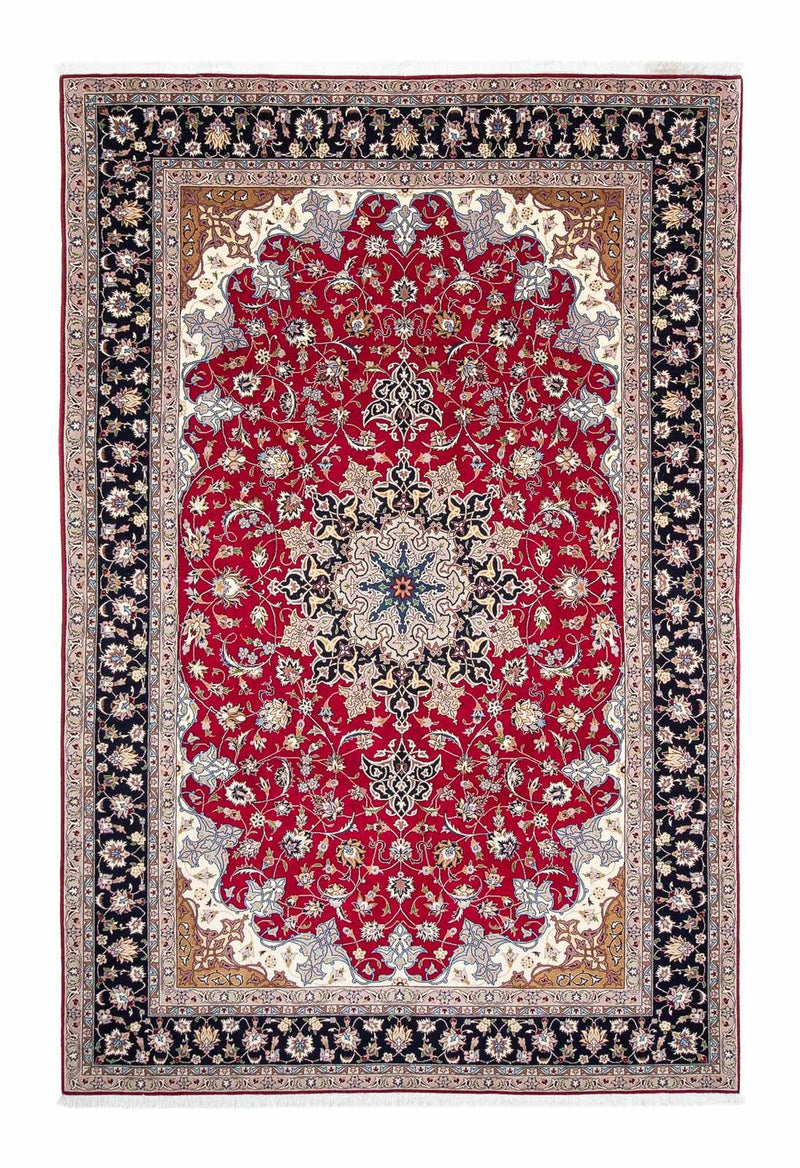 Tapete Persa - Tabriz - Royal - 302 x 198 cm - vermelho