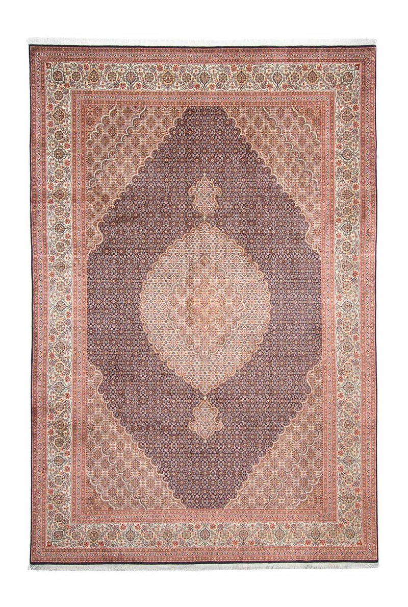 Tapete Persa - Tabriz - 300 x 198 cm - azul escuro