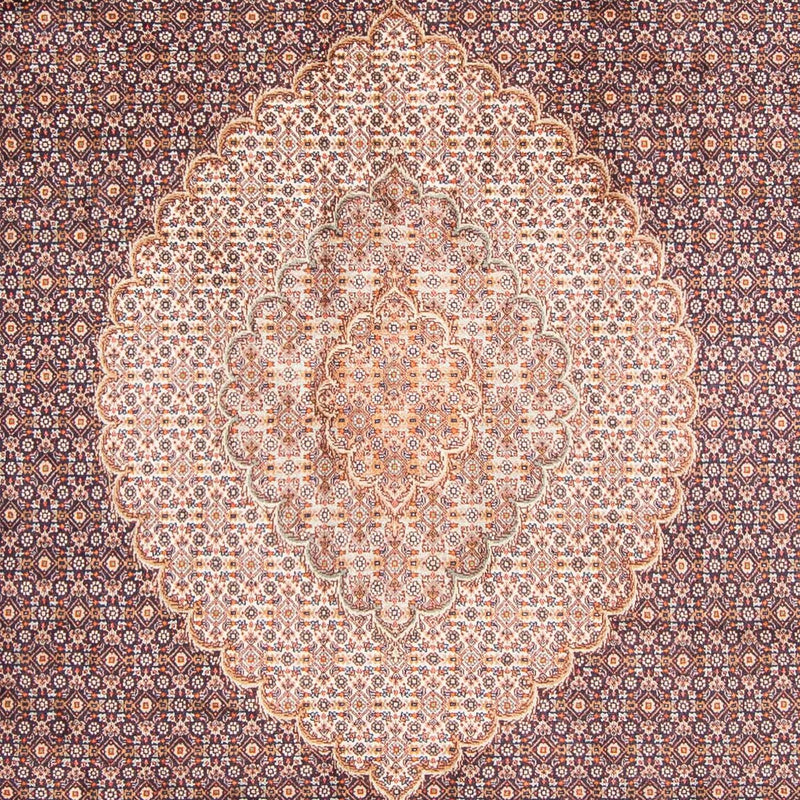 Tapete Persa - Tabriz - 300 x 198 cm - azul escuro