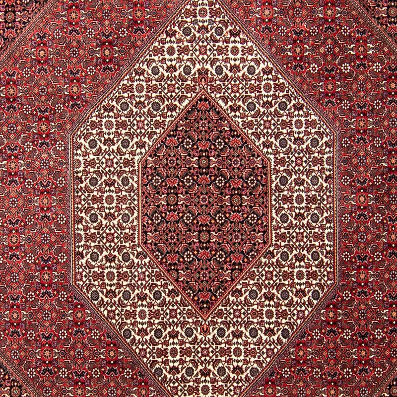 Tapete Persa - Bijar - 297 x 250 cm - vermelho escuro