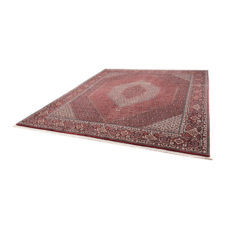 Tapete Persa - Bijar - 297 x 250 cm - vermelho escuro