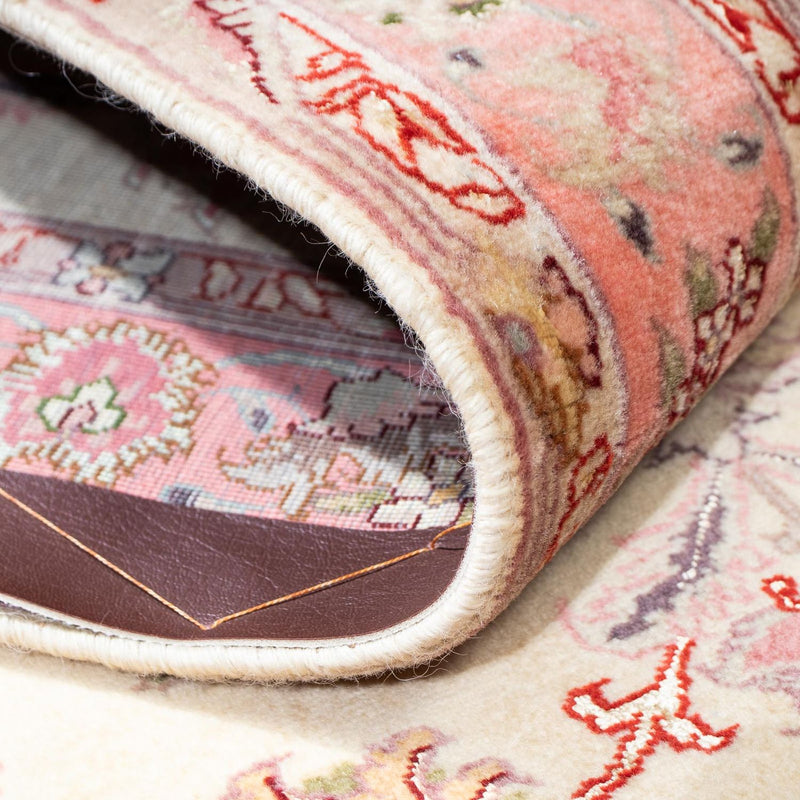 Corredor Tapete Persa - Tabriz - Royal - 198 x 83 cm - bege