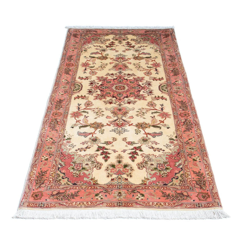 Corredor Tapete Persa - Tabriz - Royal - 198 x 83 cm - bege