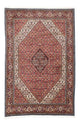 Tapete Persa - Bijar - 250 x 173 cm - vermelho claro