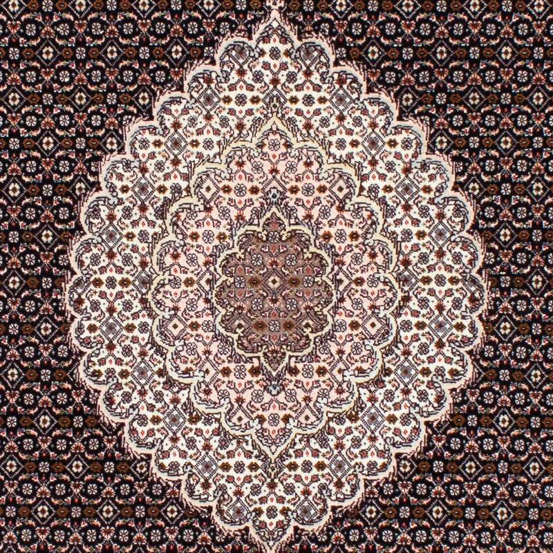 Tapete Persa - Tabriz - Royal - 208 x 150 cm - castanho claro