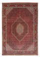 Tapete Persa - Bijar - 233 x 169 cm - vermelho escuro
