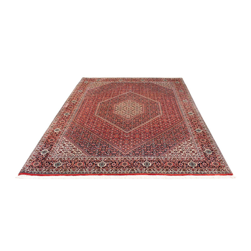 Tapete Persa - Bijar - 233 x 169 cm - vermelho escuro