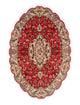 Tapete Persa - Tabriz - Royal oval  - 195 x 130 cm - vermelho