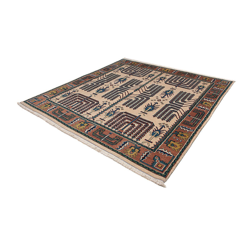 Loribaft Tapete 198x195cm - Perserteppich Wollteppich