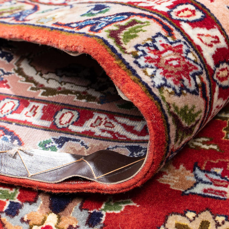 Tapete Persa - Tabriz - Royal - 307 x 205 cm - vermelho escuro