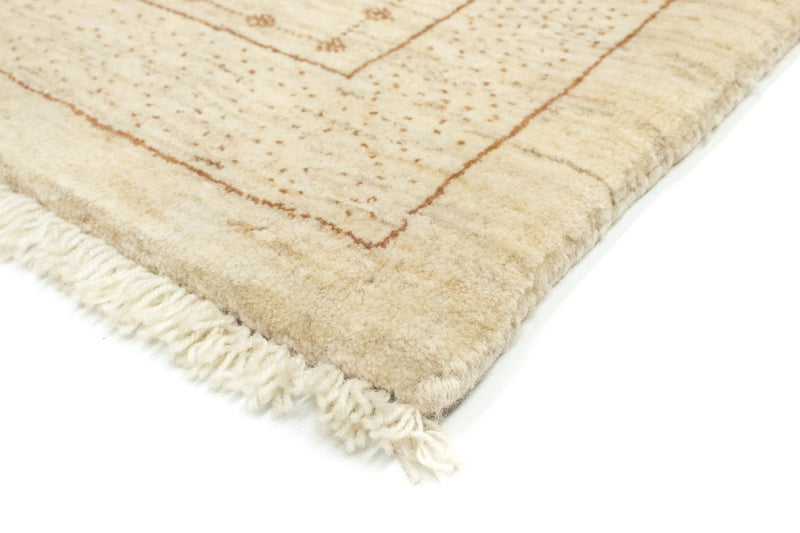Corredor Tapete Gabbeh - Loribaft Persa - 185 x 85 cm - bege