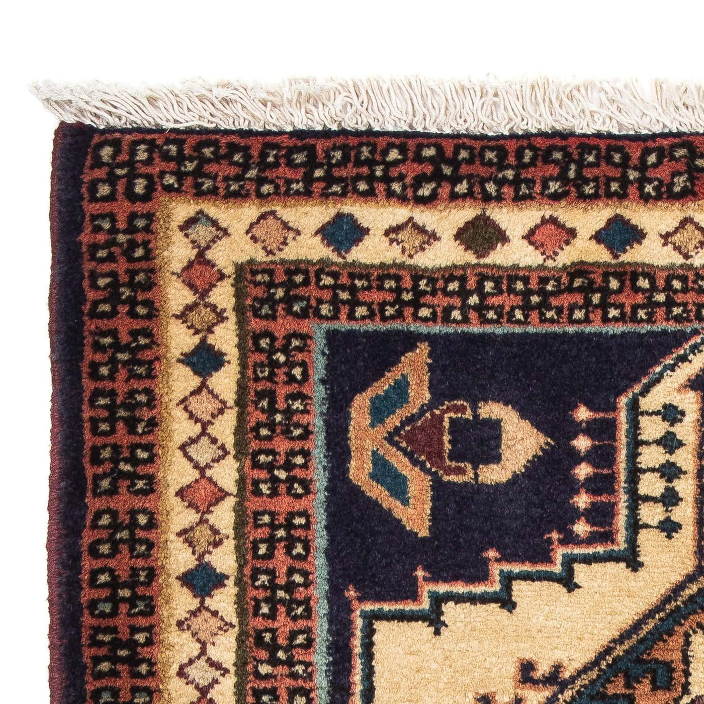 Tapete Persa - Nomadic - 95 x 65 cm - castanho claro