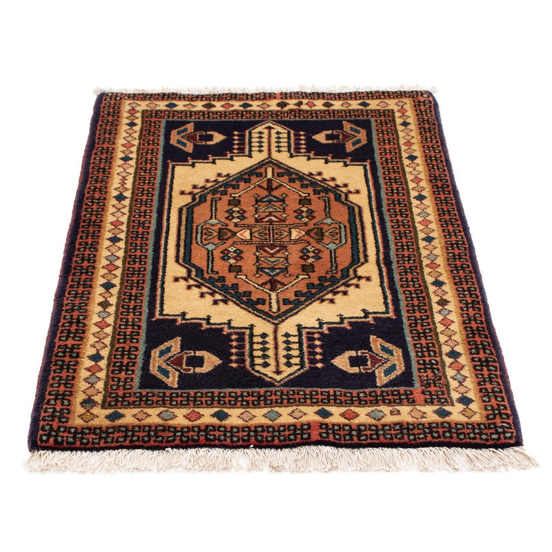 Tapete Persa - Nomadic - 95 x 65 cm - castanho claro