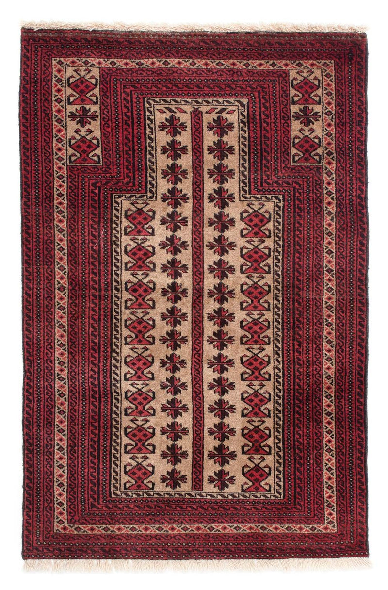 Tapete Persa - Nomadic - 135 x 86 cm - vermelho escuro