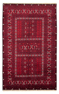 Tapete turquaman - 246 x 157 cm - vermelho escuro – product image