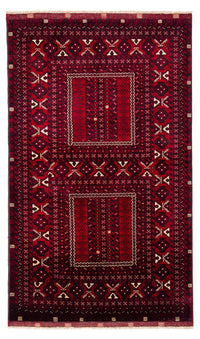 Tapete turquaman - 245 x 156 cm - vermelho escuro – product image