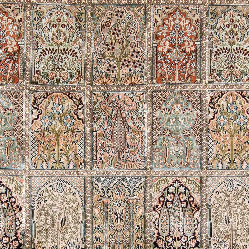 Seda da Caxemira Tapete 336x251cm - Tapete Oriental