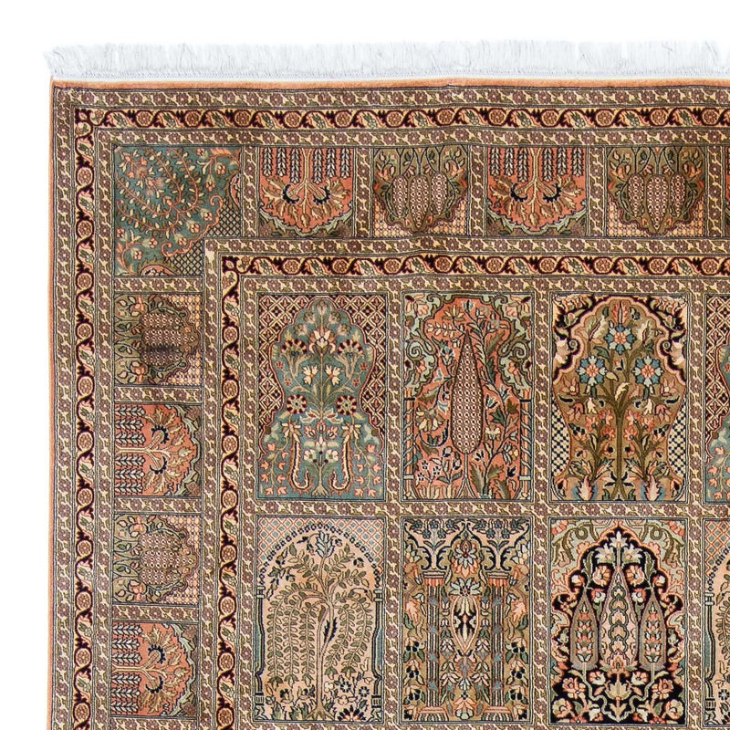Seda da Caxemira Tapete 336x251cm - Tapete Oriental